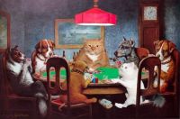 Dogs (&Cats) playing poker- Coolidge