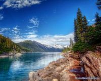 clear mountain lake