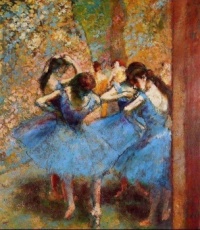 Blue ballerina. 1885