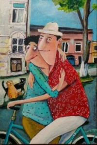Irina Babichenko Artwork   -   'A Lift Home'