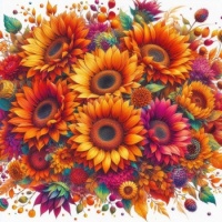 sunflowers, sunflowers, sunflowers