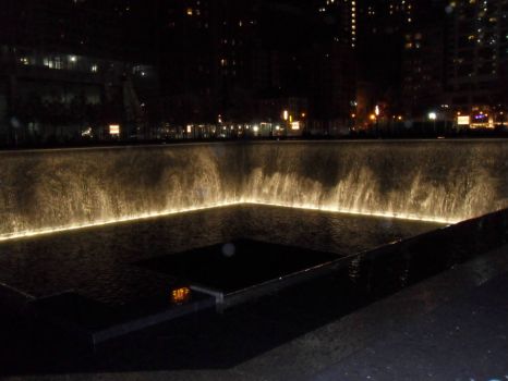 Pool at 9/11 site..NYC