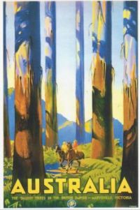 Vintage Tourism Poster Australia - Victoria - larger