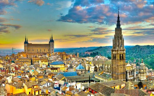 Toledo-panorama-Spain