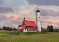 The Tawas Point Lighthouse, Tawas Point State Park, Michigan, USA