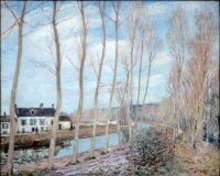 Alfred Sisley - River Loing - 1892