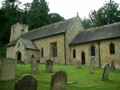 Solve St. Mary's church Ebberston Yorkshire England. Built 12th ...