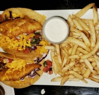 Brigantine, La Mesa Classic Fish Tacos with Fries
