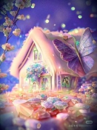 Fantasy butterfly cottage