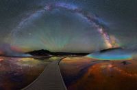 The Milky Way over Yellowstone National Park