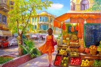 Oranges on Shenkin Street