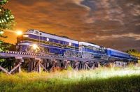 Potomac Eagle train, from Romney, WV, on a special night shoot provided by the railroad owner