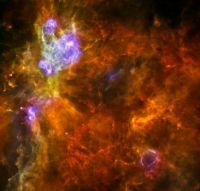 W3 stellar nursery