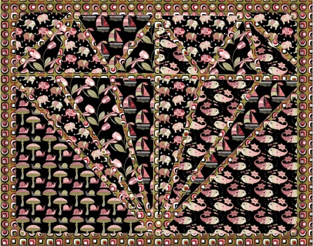 Escargot Funghi Mosaic 397