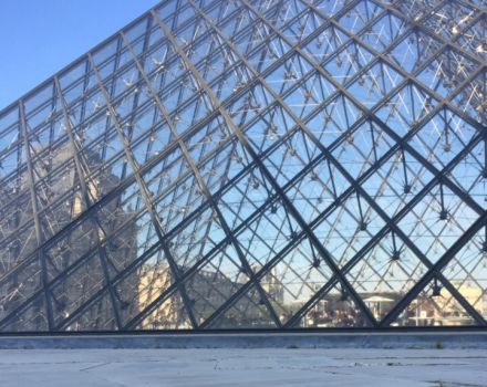 Paris Landmarks - Louvre Pyramid