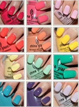 12 choices of nail polish