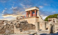 Knossos Palace in Crete – home to the mythical Labyrinth.