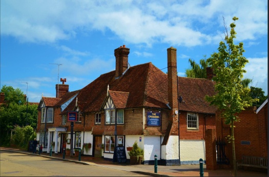 Solve The Chequers Inn. Lamberhurst Village. Kent. UK. jigsaw puzzle ...