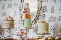4 Tiered wedding cake