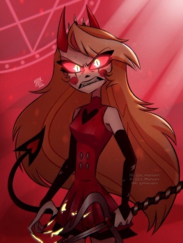Solve Charlie Morningstar // Hazbin Hotel jigsaw puzzle online