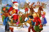 Santa-claus-presenting-christmas-gifts