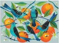 Bluebirds and Oranges (Large)