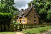 Thatched Cottage. Cotlesbrooke. Northamptonshire. UK.
