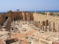 Roman Church in Leptis Magna, Libya