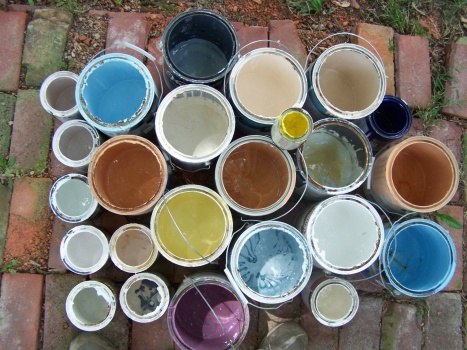 Solve Empty Paint Cans Jigsaw Puzzle Online With 165 Pieces   L