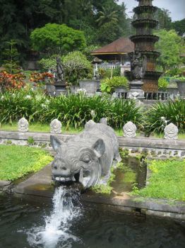 Bali Water Temple Fountain