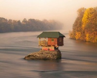 Cabin on the river