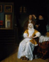 Samuel van Hoogstraten - The Anemic Lady