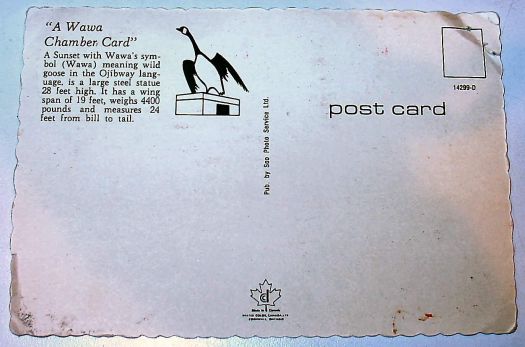 Wawa Postcard 1989