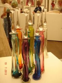 coloured bottles