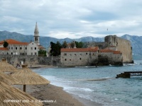 MONTENEGRO – Budva – View of the Old Medieval Town