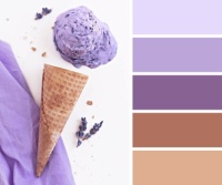 Blackberry Lavender Ice Cream