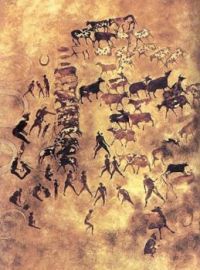 Saharan cave art