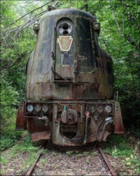 ~Abandoned Train in New York State~