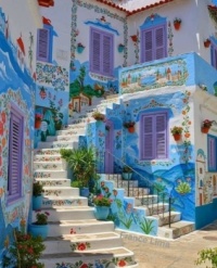 House & Stairs