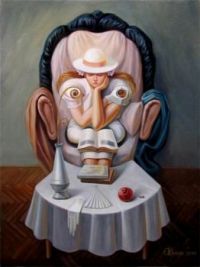 Famous Faces in Optical Illusion - Oleg Shuplyak