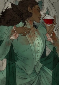 horror tarot queen of cups preview by Abigail Larson