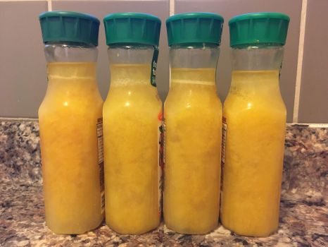 fresh hand squeezed OJ from my tree 1-2020