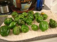 Green peppers from my garden