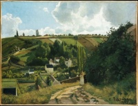 Camille Pissarro. Jalais Hill, Pontoise, 1867.