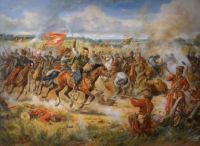 Cossacks Charge the Cannons in the Battle of Konotop