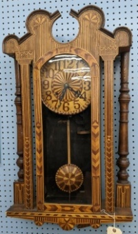 Inlaid Wood Clock