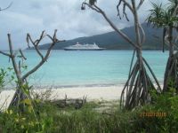 Black Watch anchored off Vanuatu