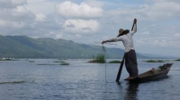 Fisherman on Lake Inle, Myanmar