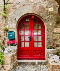 Red doorway