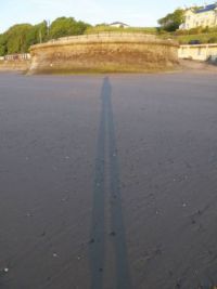 My sunrise shadow